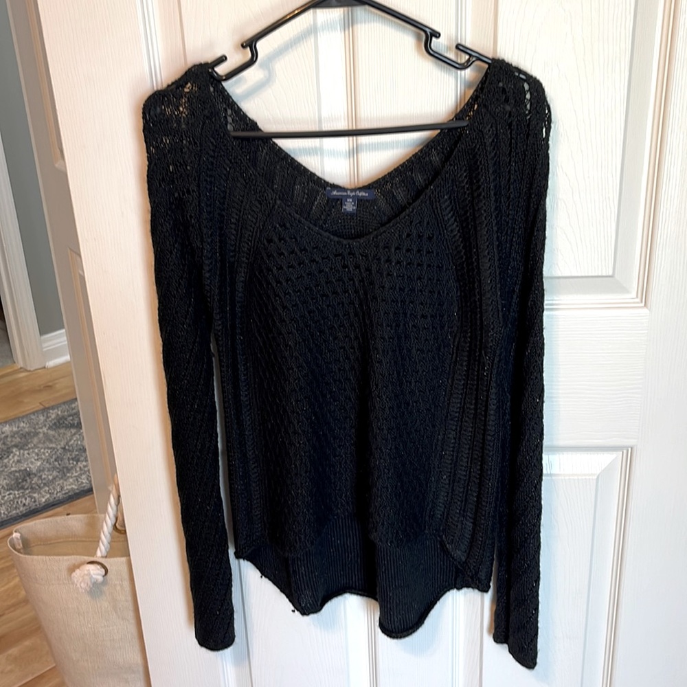 Long Sleeved V-Neckline Sweater- Size M